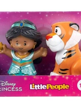 Little people Jasmine and Rajah from Aladdin